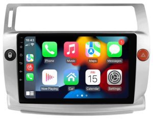 Citroen C4 (2004-2009) 9″-os magyar menüs Android GPS autórádió navigációval Wifi DSP Bluetooth