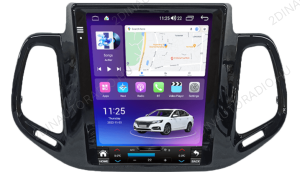 JEEP Compass (2016-2018) hatalmas "Tesla style" kijelzős Android Autóhifi fejegység magyar menüvel GPS navigációs wifi BT