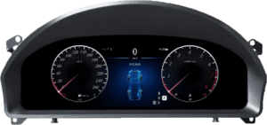 Mercedes E W207 NTG 4.5 és NTG 5.0 (2009-2016) digitális kilométeróra műszeregység 12,3″-os 1920x720px kijelzővel