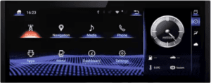 Lexus IS (2013-2019) hatalmas 10,25″-os kijelzős Android Autóhifi fejegység magyar menüs GPS Wifi BT