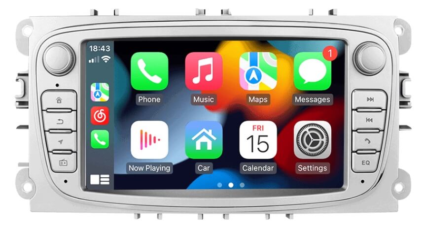 Ford Focus Mondeo S-Max Galaxy magyar menüs 2DIN Android autórádió GPS multimédia