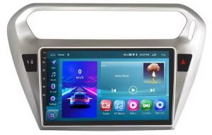 Peugeot 301 Citroen C-Elysee (2012-2016) 9″ érintős magyar menüs Android GPS fejegység CANBUS vezérléssel, DSP Wifi Bluetooth