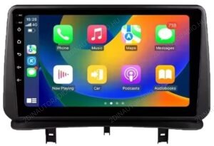 Renault Clio (2005-2012) 9"-os kijelzős Autórádió magyar Android rendszerrel GPS Wifi Bluetooth DSP